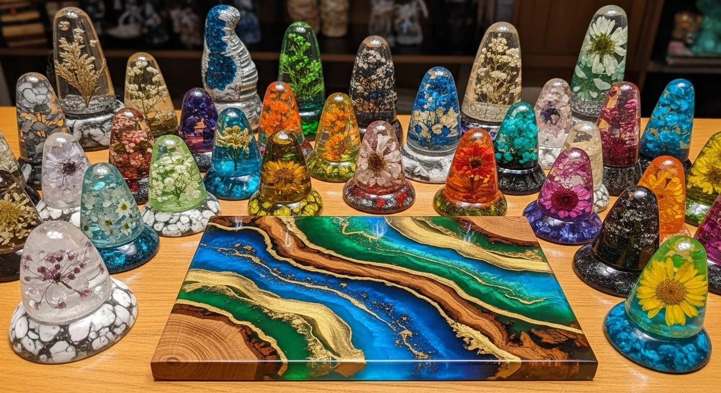 Arte con resina epoxi