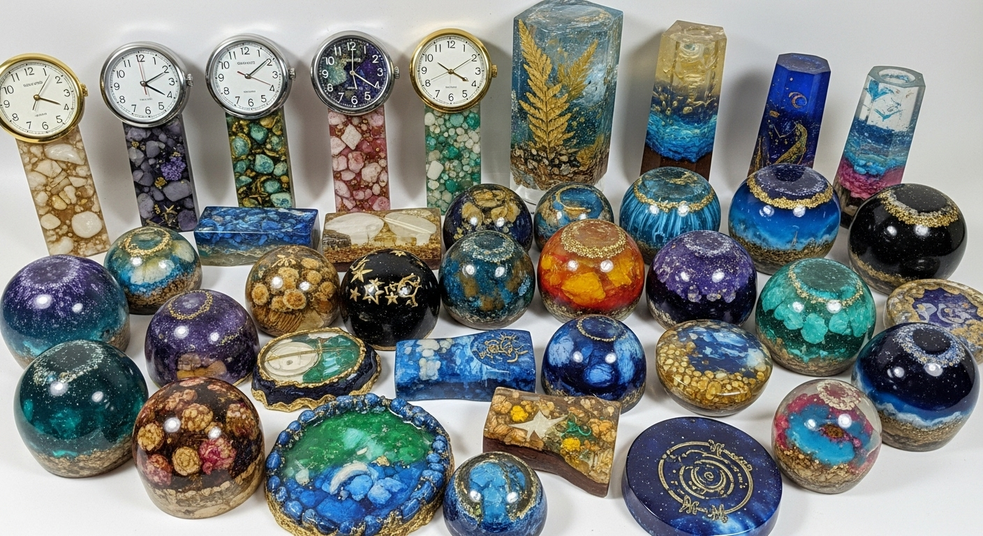 Decoración con resina